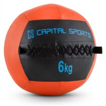 Wallba 6, oranžový, 6 kg, wall ball, syntetická koža