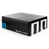 Rookso Soft Jump Box, plyobox, čierny, 30 cm